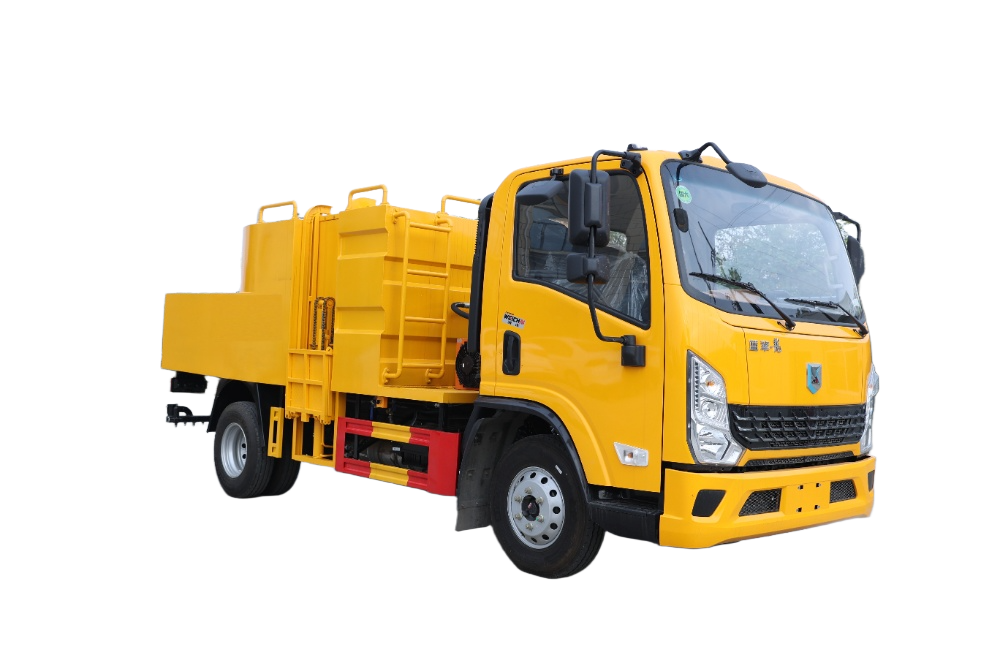 陜汽藍牌（5.5m3）水泥凈漿灑布車