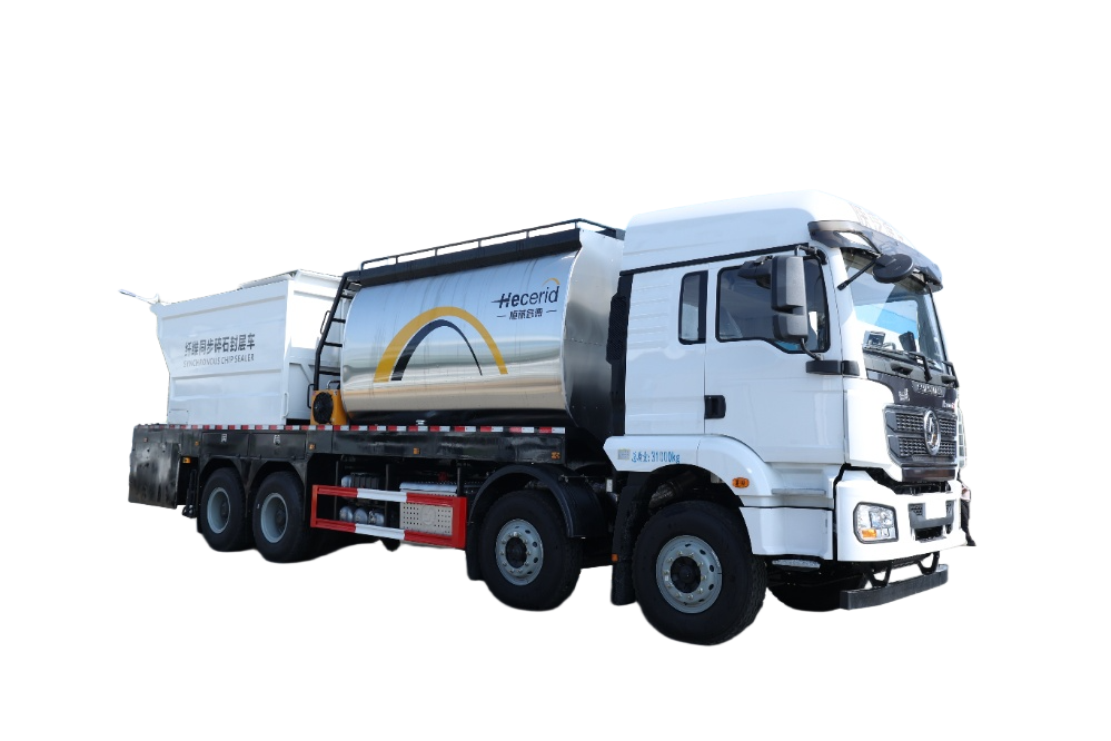 陜汽德龍M3000S纖維同步封層車