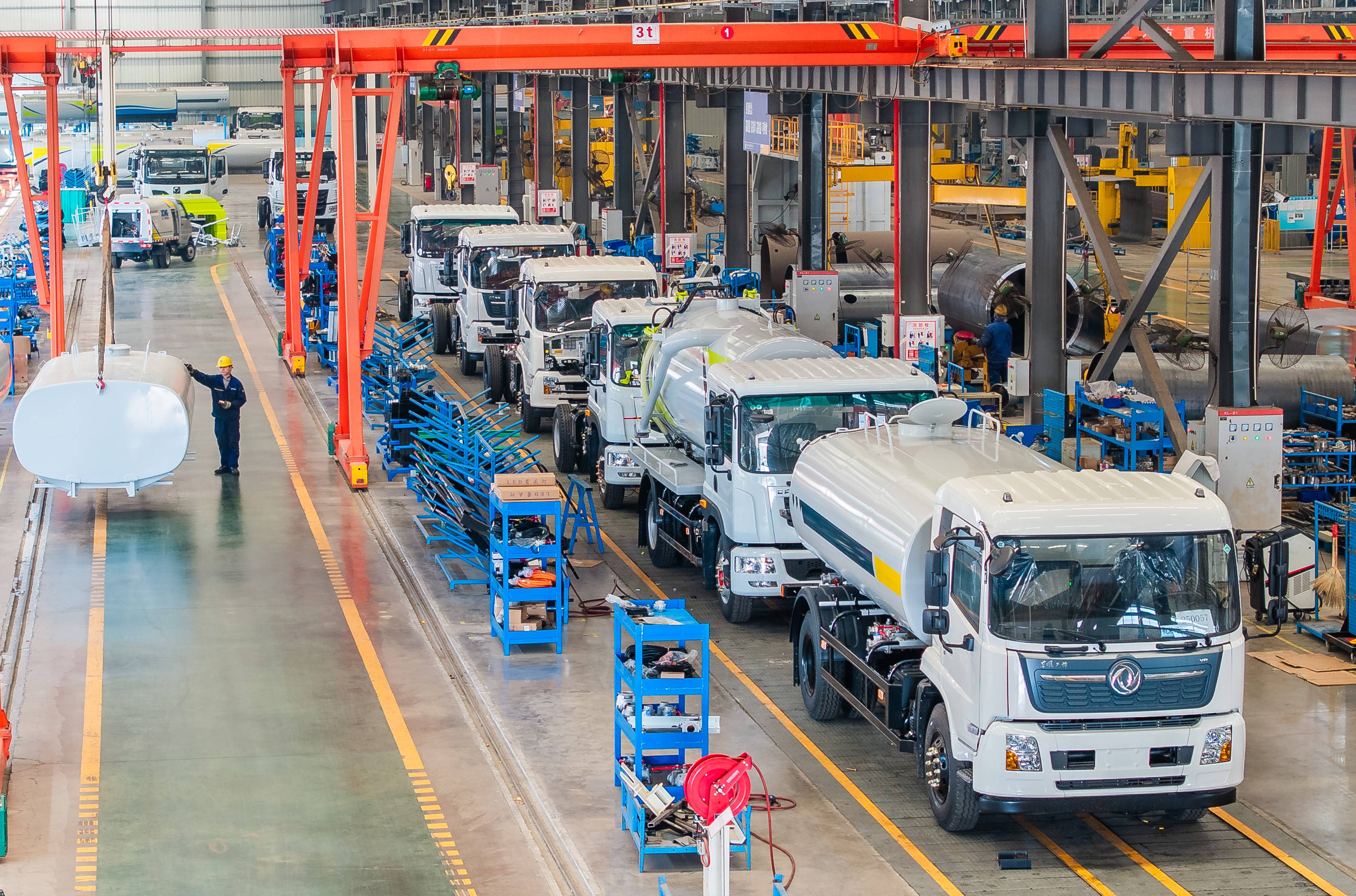 多功能灑水車批量訂單交車在即